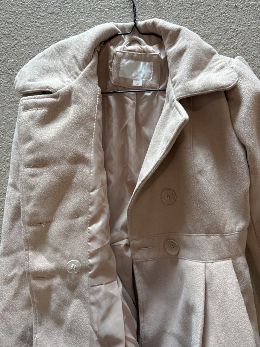 Xhileration Fit and Flare Pea Coat size Medium - Picture 4 of 5